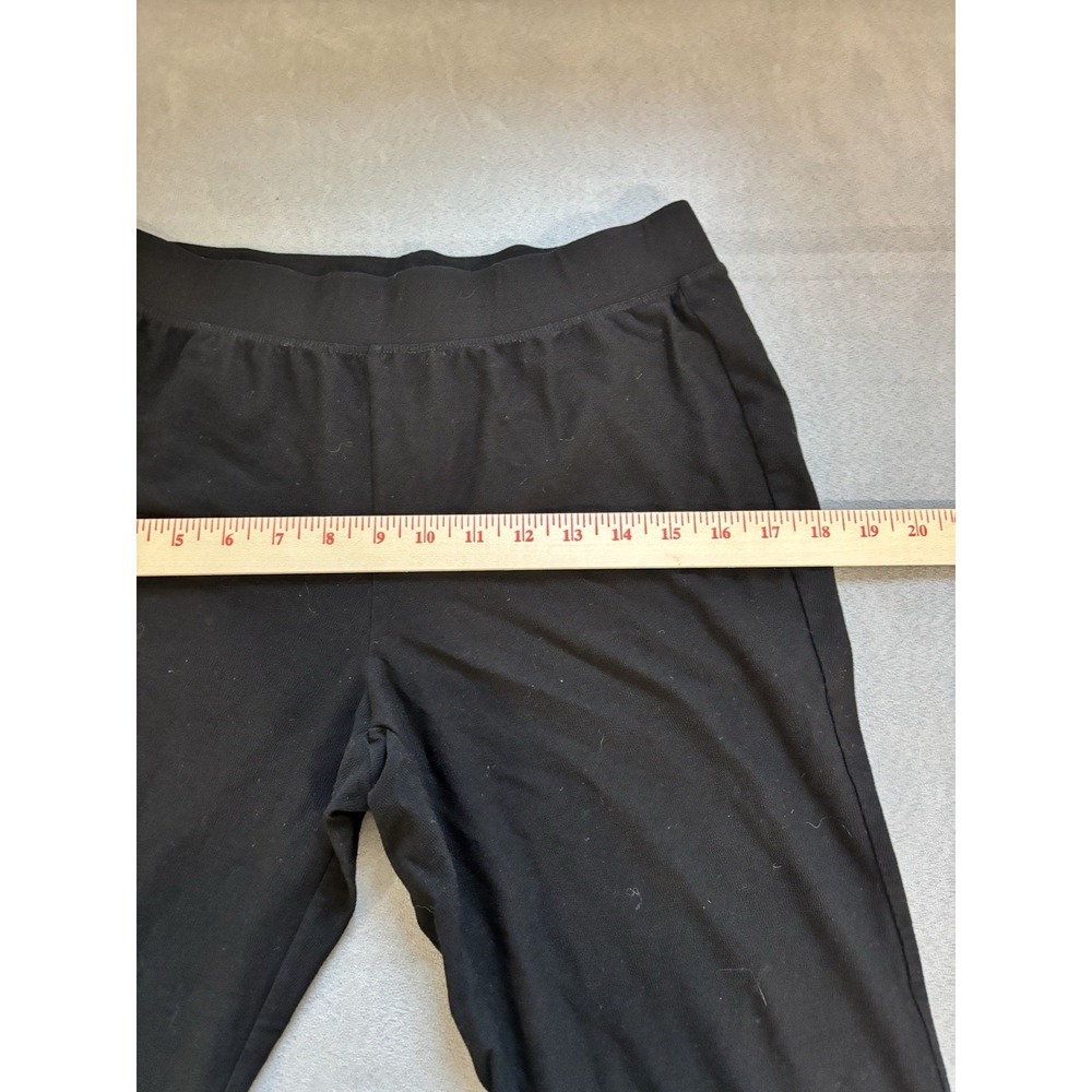 Eileen Fisher Stretch Crepe Slim Ankle Pants Sz PS Slit Hem Minimalist Capsule - Picture 8 of 9